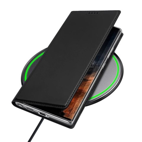 Dux Ducis Etui ochronne Dux Ducis Skin Pro do Samsung Galaxy S23 Ultra pokrowiec z klapką portfel na kartę podstawka Czarne Dux Ducis Etui ochronne Dux Ducis Skin Pro do Samsung Galaxy S23 Ultra pokrowiec z klapką portfel na kartę podstawka Czarne