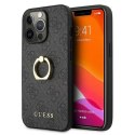 Guess Etui Guess GUHCP13L4GMRGR do Apple iPhone 13 Pro / 13 6,1" szary/grey hardcase 4G with ring stand