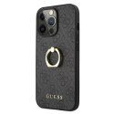 Guess Etui Guess GUHCP13L4GMRGR do Apple iPhone 13 Pro / 13 6,1" szary/grey hardcase 4G with ring stand