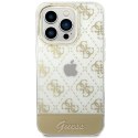 Guess Etui Guess GUHCP14XHG4MHG do Apple iPhone 14 Pro Max 6,7" złoty/gold hardcase 4G Pattern Script