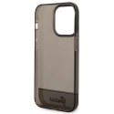 Guess Etui Guess GUHCP14LHGCOK do Apple iPhone 14 Pro 6,1" czarny/black hardcase Translucent