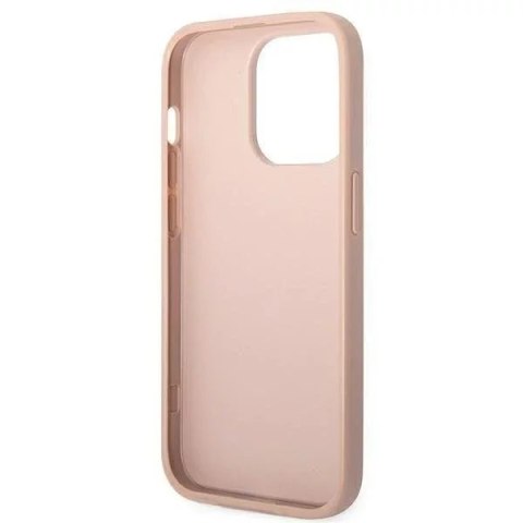 Guess Etui Guess GUHCP14LPSASBPI do Apple iPhone 14 Pro 6,1" różowy/pink Saffiano Strap Guess Etui Guess GUHCP14LPSASBPI do Apple iPhone 14 Pro 6,1" różowy/pink Saffiano Strap
