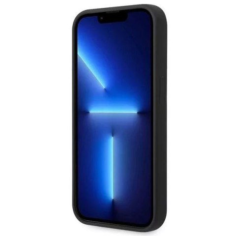 Guess Etui Guess GUHCP14LSLTGK do Apple iPhone 14 Pro 6,1" czarny/black hardcase Silicone Triangle Guess Etui Guess GUHCP14LSLTGK do Apple iPhone 14 Pro 6,1" czarny/black hardcase Silicone Triangle