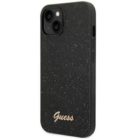 Guess Etui Guess GUHCP14MHGGSHK do Apple iPhone 14 Plus 6,7" czarny/black hard case Glitter Script Guess Etui Guess GUHCP14MHGGSHK do Apple iPhone 14 Plus 6,7" czarny/black hard case Glitter Script