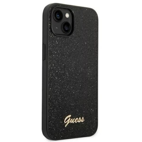 Guess Etui Guess GUHCP14MHGGSHK do Apple iPhone 14 Plus 6,7" czarny/black hard case Glitter Script Guess Etui Guess GUHCP14MHGGSHK do Apple iPhone 14 Plus 6,7" czarny/black hard case Glitter Script