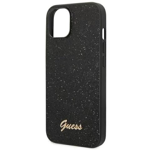 Guess Etui Guess GUHCP14MHGGSHK do Apple iPhone 14 Plus 6,7" czarny/black hard case Glitter Script Guess Etui Guess GUHCP14MHGGSHK do Apple iPhone 14 Plus 6,7" czarny/black hard case Glitter Script