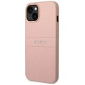 Guess Etui Guess GUHCP14MPSASBPI do Apple iPhone 14 Plus 6,7" różowy/pink Saffiano Strap