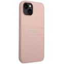 Guess Etui Guess GUHCP14MPSASBPI do Apple iPhone 14 Plus 6,7" różowy/pink Saffiano Strap