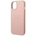 Guess Etui Guess GUHCP14MPSASBPI do Apple iPhone 14 Plus 6,7" różowy/pink Saffiano Strap