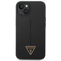 Guess Etui Guess GUHCP14SSLTGK do Apple iPhone 14 6,1" czarny/black hardcase Silicone Triangle