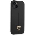 Guess Etui Guess GUHCP14SSLTGK do Apple iPhone 14 6,1" czarny/black hardcase Silicone Triangle
