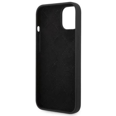 Guess Etui Guess GUHCP14SSLTGK do Apple iPhone 14 6,1" czarny/black hardcase Silicone Triangle Guess Etui Guess GUHCP14SSLTGK do Apple iPhone 14 6,1" czarny/black hardcase Silicone Triangle