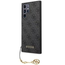 Guess Etui Guess GUHCS23LGF4GGR do Samsung Galaxy S23 Ultra S918 szary/grey hardcase 4G Charms Collection