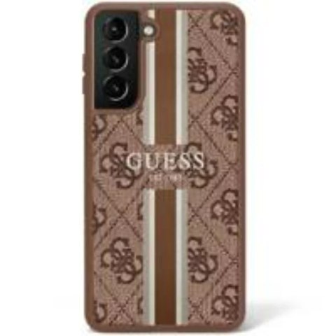 Guess Etui Guess GUHCS23LP4RPSW do Samsung Galaxy S23 Ultra S918 brązowy/brown hardcase 4G Printed Stripe Guess Etui Guess GUHCS23LP4RPSW do Samsung Galaxy S23 Ultra S918 brązowy/brown hardcase 4G Printed Stripe