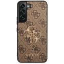 Guess Etui Guess GUHCS23S4GMGBR do Samsung Galaxy S23 S911 brązowy/brown hardcase 4G Big Metal Logo