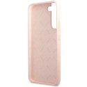 Guess Etui Guess GUHCS23SLSLMGPP do Samsung Galaxy S23 S911 różowy/pink hardcase Silicone Script Metal Logo