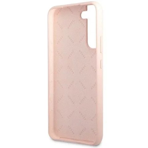 Guess Etui Guess GUHCS23SLSLMGPP do Samsung Galaxy S23 S911 różowy/pink hardcase Silicone Script Metal Logo Guess Etui Guess GUHCS23SLSLMGPP do Samsung Galaxy S23 S911 różowy/pink hardcase Silicone Script Metal Logo