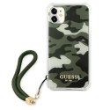 Guess Guess GUHCN61KSARKA iPhone 11 6,1" zielony/khaki hardcase Camo Collection