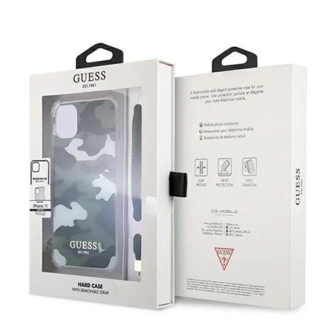 Guess Guess GUHCN61KSARKA iPhone 11 6,1" zielony/khaki hardcase Camo Collection Guess Guess GUHCN61KSARKA iPhone 11 6,1" zielony/khaki hardcase Camo Collection