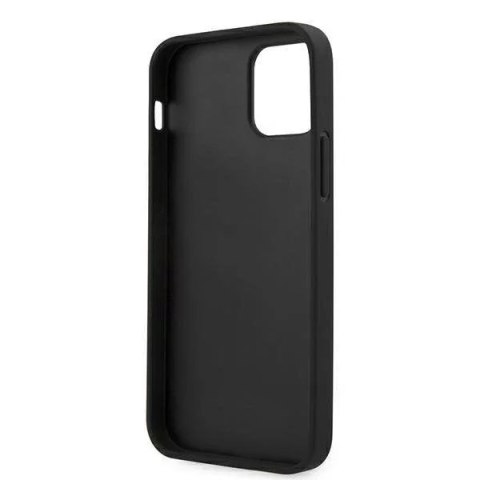 Guess Guess GUHCP12LRSAVSBK iPhone 12 Pro Max 6,7" czarny/black hardcase Saffiano Vintage Script Guess Guess GUHCP12LRSAVSBK iPhone 12 Pro Max 6,7" czarny/black hardcase Saffiano Vintage Script