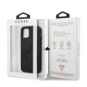 Guess Guess GUHCP12LRSAVSBK iPhone 12 Pro Max 6,7" czarny/black hardcase Saffiano Vintage Script