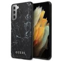 Guess Guess GUHCS21MPCUMABK S21+ G996 czarny/black hardcase Marble