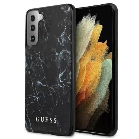 Guess Guess GUHCS21MPCUMABK S21+ G996 czarny/black hardcase Marble Guess Guess GUHCS21MPCUMABK S21+ G996 czarny/black hardcase Marble
