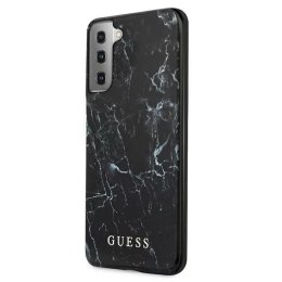 Guess Guess GUHCS21MPCUMABK S21+ G996 czarny/black hardcase Marble