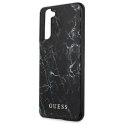Guess Guess GUHCS21MPCUMABK S21+ G996 czarny/black hardcase Marble