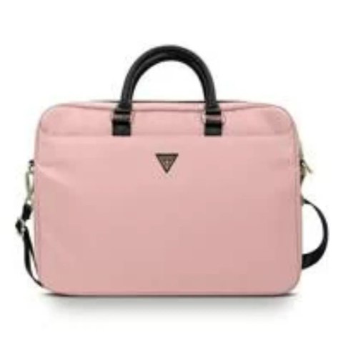 Guess Guess Torba GUCB15NTMLLP 16" różowy/pink Nylon Triangle Logo Guess Guess Torba GUCB15NTMLLP 16" różowy/pink Nylon Triangle Logo