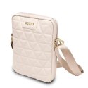 Guess Guess Torba GUTB10QLPK 10" różowa/pink Quilted Tablet Bag