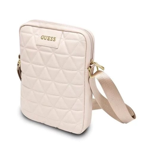 Guess Guess Torba GUTB10QLPK 10" różowa/pink Quilted Tablet Bag Guess Guess Torba GUTB10QLPK 10" różowa/pink Quilted Tablet Bag