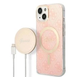 Guess Zestaw Guess GUBPP14SH4EACSP Case+ Charger iPhone 14 6,1