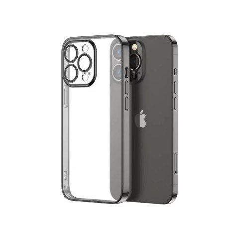 Joyroom Joyroom 14Q Case etui do iPhone 14 Plus obudowa pokrowiec z metaliczną ramką czarny (JR-14Q3-black) Joyroom Joyroom 14Q Case etui do iPhone 14 Plus obudowa pokrowiec z metaliczną ramką czarny (JR-14Q3-black)