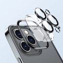 Joyroom Joyroom 14Q Case etui do iPhone 14 Plus obudowa pokrowiec z metaliczną ramką czarny (JR-14Q3-black)