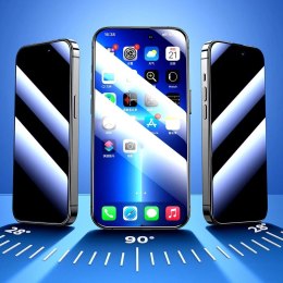 Joyroom Joyroom Knight 2,5D Privacy TG szkło hartowane do iPhone 14 Plus z filtrem Anti-Spy na cały ekran z ramką przezroczysty (JR-P03)