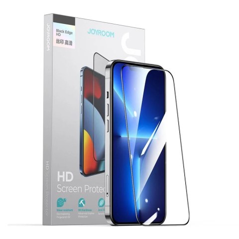 Joyroom Joyroom Knight 2,5D TG szkło hartowane do iPhone 14 Plus na cały ekran z ramką przezroczysty (JR-H03) Joyroom Joyroom Knight 2,5D TG szkło hartowane do iPhone 14 Plus na cały ekran z ramką przezroczysty (JR-H03)