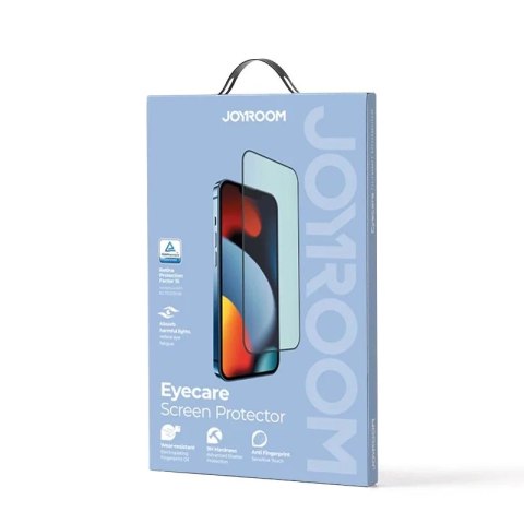Joyroom Joyroom Knight zielone szkło do iPhone 14 z filtrem Anti Blue Light na cały ekran (JR-G01) Joyroom Joyroom Knight zielone szkło do iPhone 14 z filtrem Anti Blue Light na cały ekran (JR-G01)