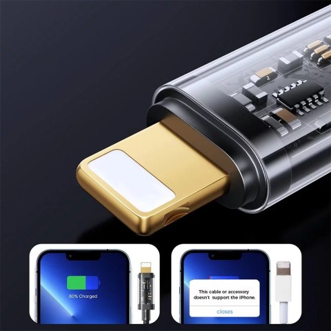 Joyroom Joyroom kabel przewód USB Typ C - Lightning PD 20W 2m niebieski (S-CL020A20-blue) Joyroom Joyroom kabel przewód USB Typ C - Lightning PD 20W 2m niebieski (S-CL020A20-blue)