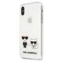 Karl Lagerfeld Etui Karl Lagerfeld KLHCPXCKTR do Apple iPhone X/Xs hardcase Karl & Choupette