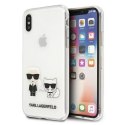 Karl Lagerfeld Etui Karl Lagerfeld KLHCPXCKTR do Apple iPhone X/Xs hardcase Karl & Choupette
