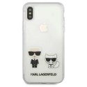 Karl Lagerfeld Etui Karl Lagerfeld KLHCPXCKTR do Apple iPhone X/Xs hardcase Karl & Choupette