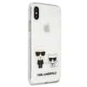 Karl Lagerfeld Etui Karl Lagerfeld KLHCPXCKTR do Apple iPhone X/Xs hardcase Karl & Choupette
