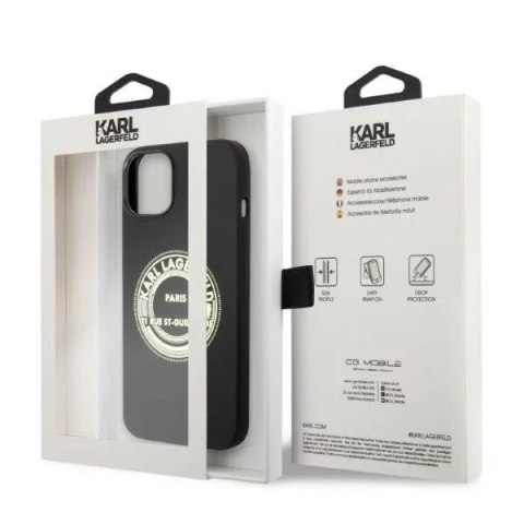 Karl Lagerfeld Etui Karl Lagerfeld KLHCP14SSRSGRCK do Apple iPhone 14 6,1" hardcase Silicone RSG Karl Lagerfeld Etui Karl Lagerfeld KLHCP14SSRSGRCK do Apple iPhone 14 6,1" hardcase Silicone RSG