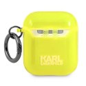 Karl Lagerfeld Karl Lagerfeld KLA2UCHFY AirPods cover żółty/yellow Choupette