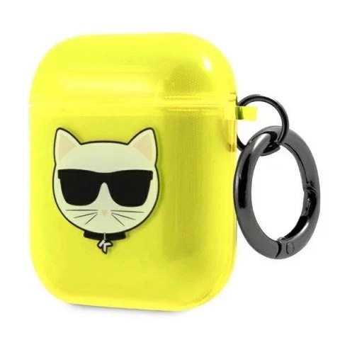 Karl Lagerfeld Karl Lagerfeld KLA2UCHFY AirPods cover żółty/yellow Choupette Karl Lagerfeld Karl Lagerfeld KLA2UCHFY AirPods cover żółty/yellow Choupette