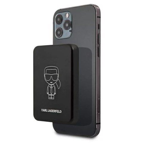 Karl Lagerfeld Powerbank indukcyjny Karl Lagerfeld KLPBMSOIBK 3000mAh MagSafe