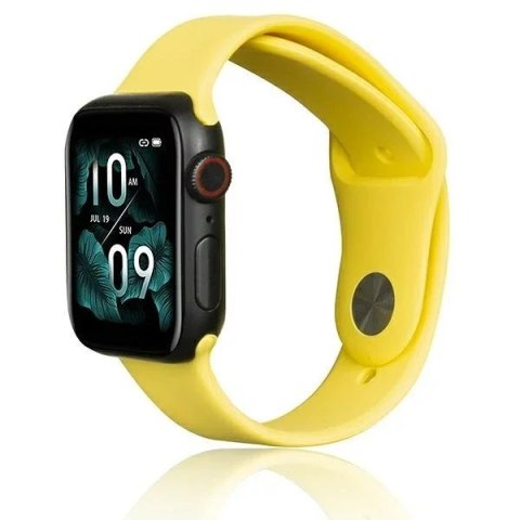 ProducentTymczasowy Pasek do smartwatcha Beline Silicone do Apple Watch 42/44/45/49mm żółty /yellow
