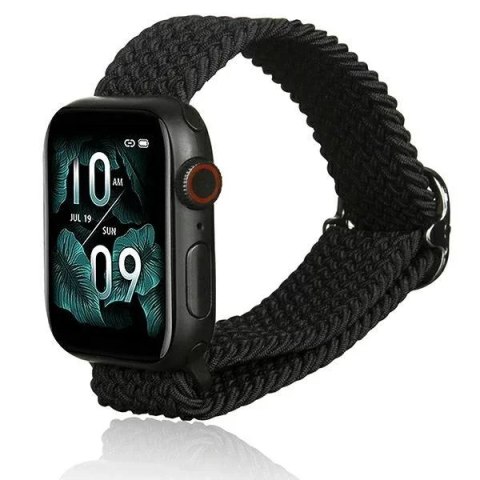 ProducentTymczasowy Pasek do smartwatcha Beline Textile do Apple Watch 38/40/41mm czarny /black ProducentTymczasowy Pasek do smartwatcha Beline Textile do Apple Watch 38/40/41mm czarny /black