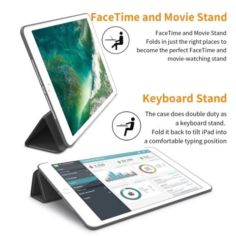 Tech-Protect Tech-protect smartcase ipad 9.7 2017/2018 black Tech-Protect Tech-protect smartcase ipad 9.7 2017/2018 black